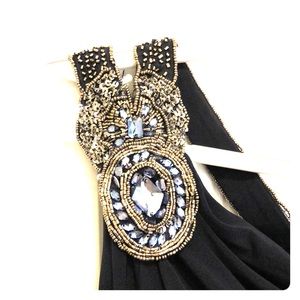 Cachet formal navy dress